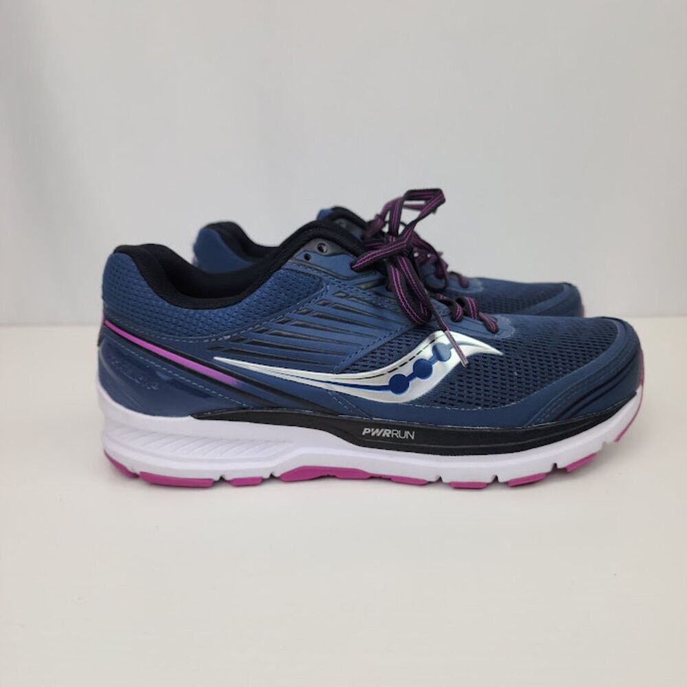 Saucony Echelon 8 Women's Blue and Pink Running Shoe Sneaker Size 9.5 W